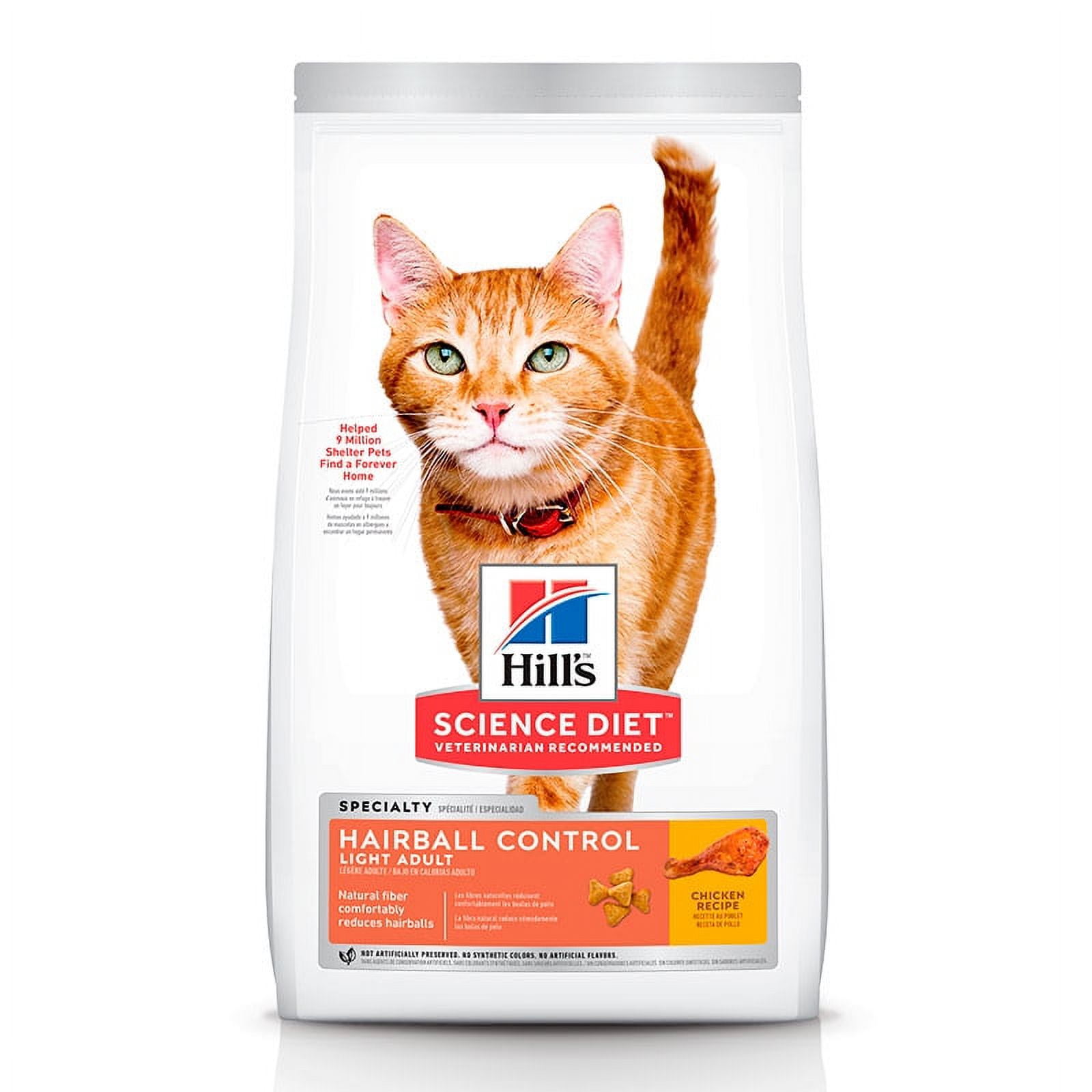 Science Diet Adult Hairball Control Light Cat 3.1 Kg