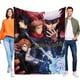 thumbnail image 1 of Jujutsu Kaisen anti-pilling, suave, ligera, esponjosa y acogedora de lujo para hogar y cocina – Perfecta para niños y adultos,150X120cm, 1 of 6