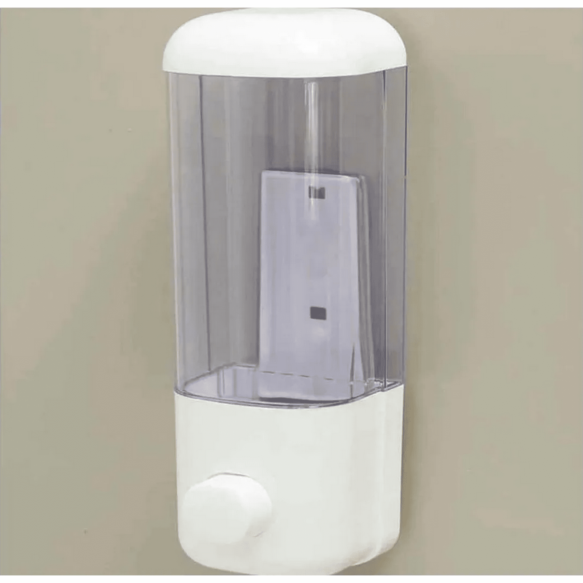 Genérico - Dispensador De Jabón Blanco Simple 500cc Color Blanco