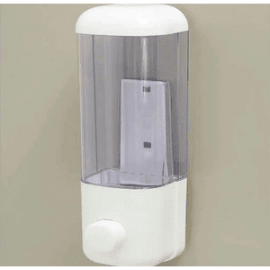 Genérico - Dispensador De Jabón Blanco Simple 500Cc Color Blanco