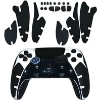 Genérico - Antideslizante De Silicona Película Protectora De La Piel Pegatinas Compatibles Con Playstation 5 Edge Controller - Durable A Prueba De Polvo Empuñadura Cubierta Gamepad Accesorios-Negro