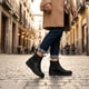 thumbnail image 2 of Botín New Walk Doble Tirador Negro, 2 of 6