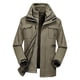 thumbnail image 3 of Chaqueta De Esquí Para Hombre 3 En 1 Con Forro De Lana Impermeable Invierno Caliente 3xl Khaki, 3 of 5