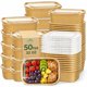 thumbnail image 1 of Kaderron 50 tazones grandes de papel de 32 oz con tapas, 1 of 3
