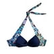 thumbnail image 1 of Bikini Sostén Con Barba Y Relleno Estampado Azul L, 1 of 2
