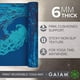 thumbnail image 3 of Tapete de yoga Gaiam Premium con estampado reversible, extra grueso de 6 mm, 3 of 6