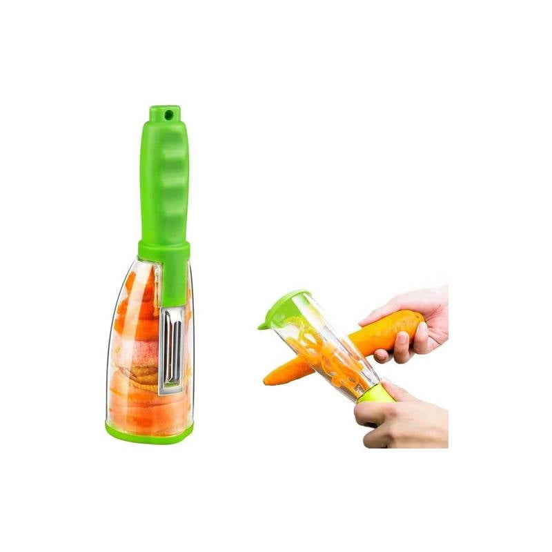 Mundo Eve - Pelador Verduras Manual Recipiente