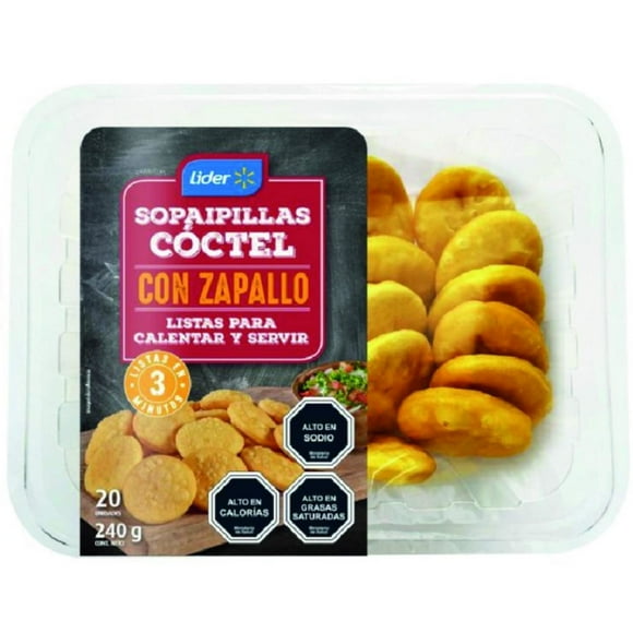 Sopaipillas Coctel Refrigeradas 20 Un, 240 g