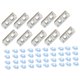 thumbnail image 1 of 50 Clips De Fijación Para Vallas De Jaulas De Mascotas, Hebillas Premium Resistentes, Conectores De Valla Blancos, 1 of 5