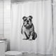 thumbnail image 4 of Cortina para Baño Estampada Bulldog con Forro 2 Piezas, 4 of 4