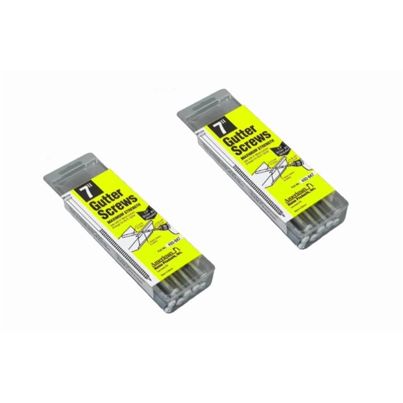 Juego de tornillos y férulas de 7 cm, blanco, paquete de 10 unidades AMERIMAX HOME PRODUCTS