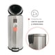 thumbnail image 3 of Basurero Cocina Urban 30lts Pedal Acero Inox Simplit, 3 of 8