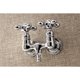 thumbnail image 3 of Grifo de pared para tina Kingston Brass Aqua Vintage, pulido, 3 of 4