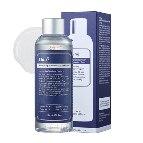 [Tonificador] KLAIRS Supple Preparation, sin perfume, 180 ml