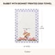 thumbnail image 2 of Toalla de Cocina MACKENZIE-CHILDS de Algodón con Conejo y Gorro, 2 of 2