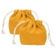 thumbnail image 1 of Uxcell 2 piezas bolsa de maquillaje con cordón, bolsa cosmética de lona de 4.7" organizador de artículos de tocador para accesorios de viaje, naranja, 1 of 7