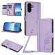 thumbnail image 1 of Funda Cartera Trébol para Samsung Galaxy A36 5G con Ranuras Tarjetas y Carga Inalámbrica Morado claro, 1 of 6