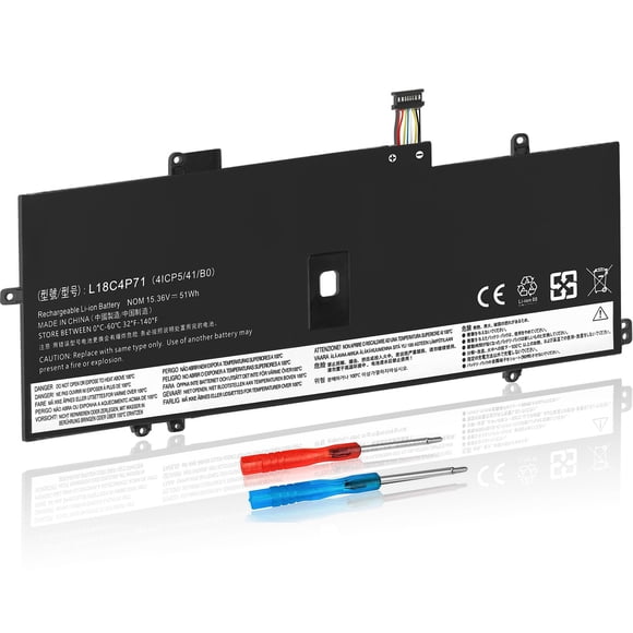 Batería para laptop Eafinesy L18C4P71 15,36 V 51 Wh de 4 celdas