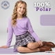 thumbnail image 4 of Pack 6 Poleras Camisetas Polar Primera Capa Cuello Redondo Manga Larga Colores Surtido Niña, 4 of 9