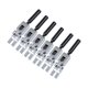 thumbnail image 4 of 6 Piezas De Herrajes Para Puente De Trémolo De Rodillos De Metal Sólido Para Proyectos De Bricolaje Cromados, 4 of 5