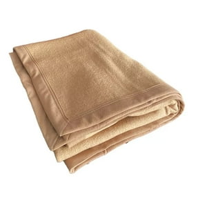 Rehuce - Frazada Lana 2 Plazas Camel