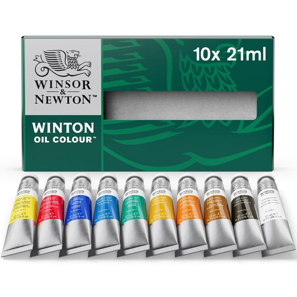 Set de pintura al óleo Winsor & Newton Winton, 10 tubos de 21 ml