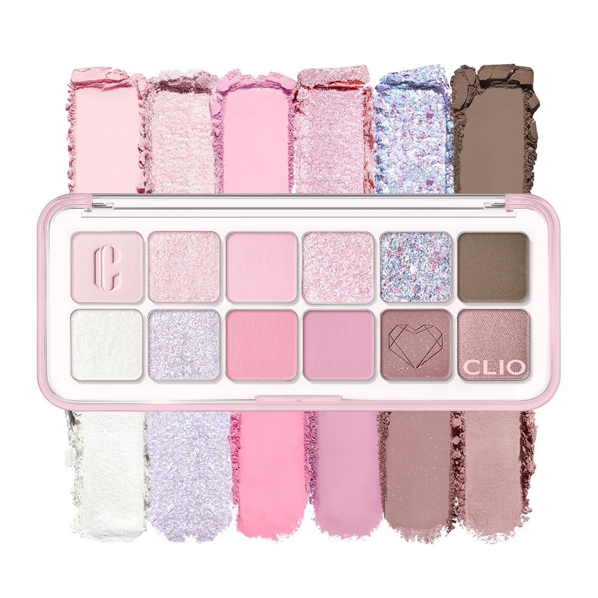 Clio Professional - Paleta De Sombras De Ojos Clio Pro Air 12 Colores Matte Shimmer
