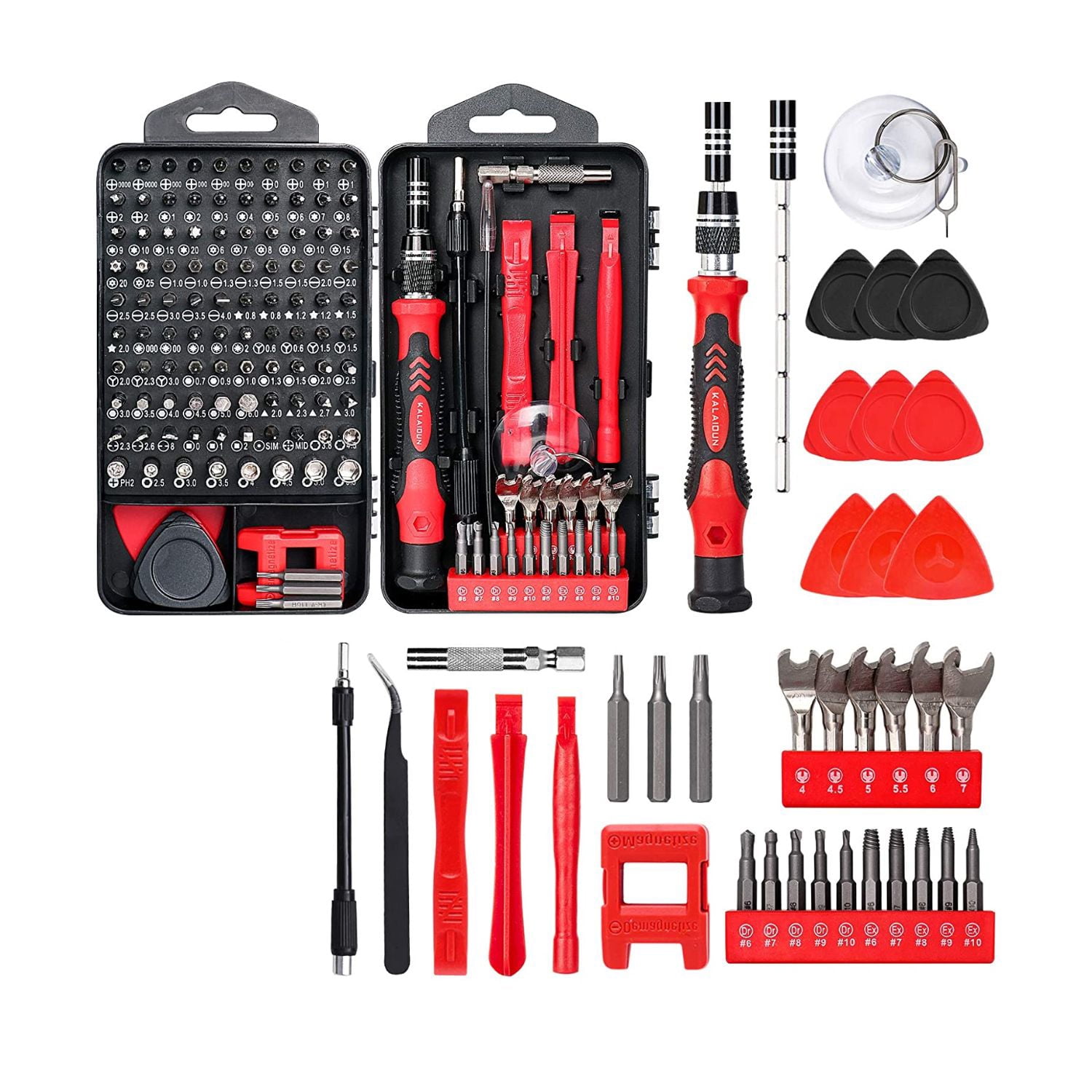 Importclick - Set Kit Juego Destornillador Precisión 135 En 1 Magnéticos