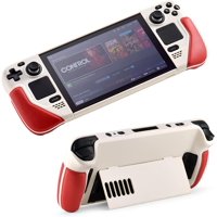 Funda Con Soporte Aaronmei Steam Deck Blanca Roja