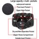 thumbnail image 2 of Bolsa de deporte impermeable para gimnasio, pequeña, para viajes, con compartimento para zapatos, para fin de semana, con bolsillo separado para artículos secos y húmedos, para hombres y mujeres., 2 of 7