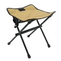 Ioensy - Reposapiés Para Silla De Pesca, Reposapiés Plegable De Aluminio Para Playa, Camping, Senderismo, Color Caqui