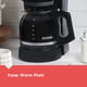 thumbnail image 4 of Cafetera BLACK+DECKER, 12 tazas, fácil de verter Vortex Tech, color negro, 4 of 7