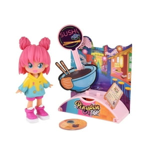 Muñeca 11 Cm Foodie Girls Pinypon Top - Sushi
