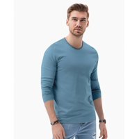 Home Fashion - Polera Hombre Manga Corta Cuello Redondo Azul Talla M
