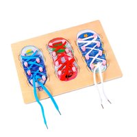 Magideal - Tablero Ocupado Montessori Para Atar Sus Zapatos, Juguetes Educativos, Actividades, Juguetes, Habilidades Básicas Para La Vida, Material Didáctico