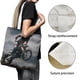 thumbnail image 3 of Dirty Motocross Dirt Bike Bolso de tela con estampado de lienzo para mujer, bolsa de compras reutilizable y estética, con cremallera interior, regalo para mujer,38*45cm., 3 of 6