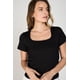 thumbnail image 3 of Polera Escote Cuadrado Amelia Eclipse negro L, 3 of 4