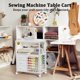 thumbnail image 2 of Mesa de costura Jchccu 29 cm 60 bobinas Blanco 3 cajones, 2 of 8