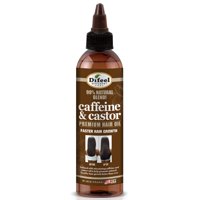 Aceite Capilar Difeel Premium 99% Cafeína Y Ricino Natural 240 Ml
