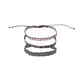 thumbnail image 1 of Pack Pulseras Telar Negro con Mostacillas de Plata al lado y Rosados multicolor Talla única, 1 of 2
