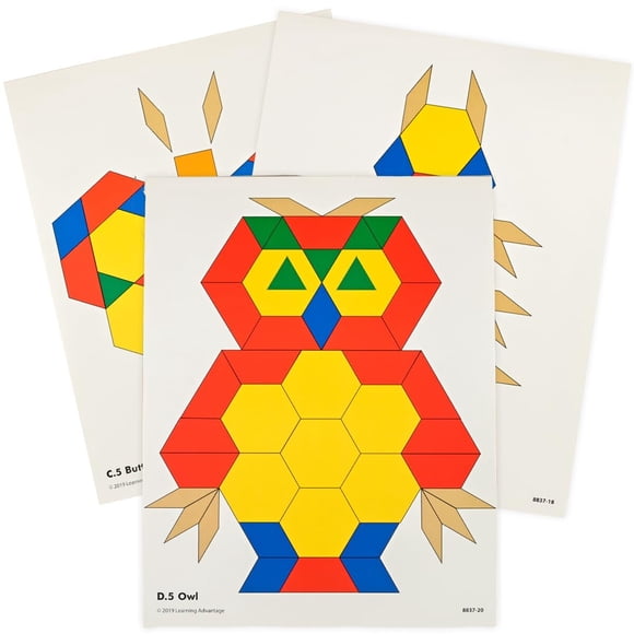 Tarjetas de patrones Learning Advantage, 20 piezas