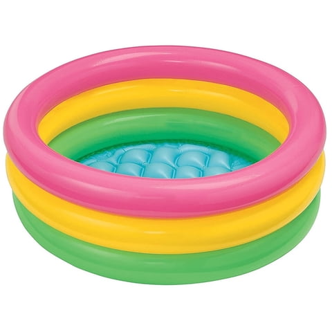 Oem - Piscina Inflable 3 Anillos Colores 114 Cm