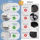 thumbnail image 5 of Organizador de mesita de noche WalfuYao Floating Shelves, blanco, 5 of 8