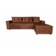thumbnail image 1 of Sofá seccional L reclinable, color café, 1 of 2