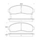 thumbnail image 2 of Pastillas Freno para auto Ford Explorer 2006-2010 Delantero, 2 of 4