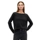thumbnail image 1 of Jersey GAP Boatneck para mujer negro talla XXS, 1 of 1