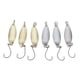 thumbnail image 2 of 6 Uds 2g Se?uelos De Pesca De Metal Cuchara Spinner Cebos Anzuelo Triple Aparejos 3,5 Cm, 2 of 5