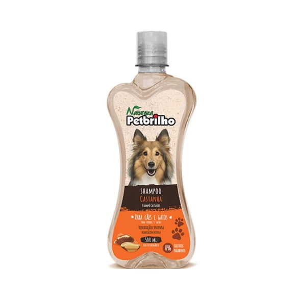 Shampoo Natural Castañas 500ml Perros y Gatos