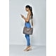 thumbnail image 3 of Cartera Sharo Firma Lona y Cuero, 3 of 8