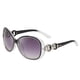 thumbnail image 1 of Gafas de sol retro de gran tamaño para mujer, con protección ancha, de diseñador, ovaladas y elegantes., 1 of 8